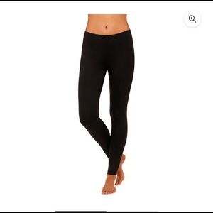 🆕 Cuddl Duds Womens Size Small (6/8) Warm Layer Leggings, Black “ActiveT”